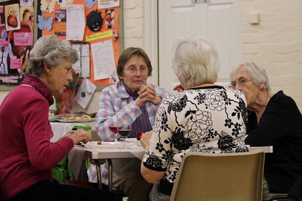 14. Sheila, Julia, Judith - Jill have a grand chat.jpg